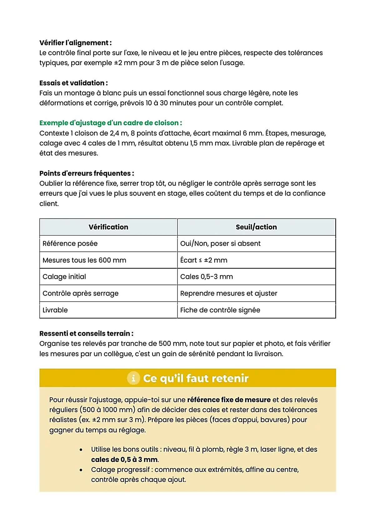 Example Fiche de Révision BP Charpentier Marine
