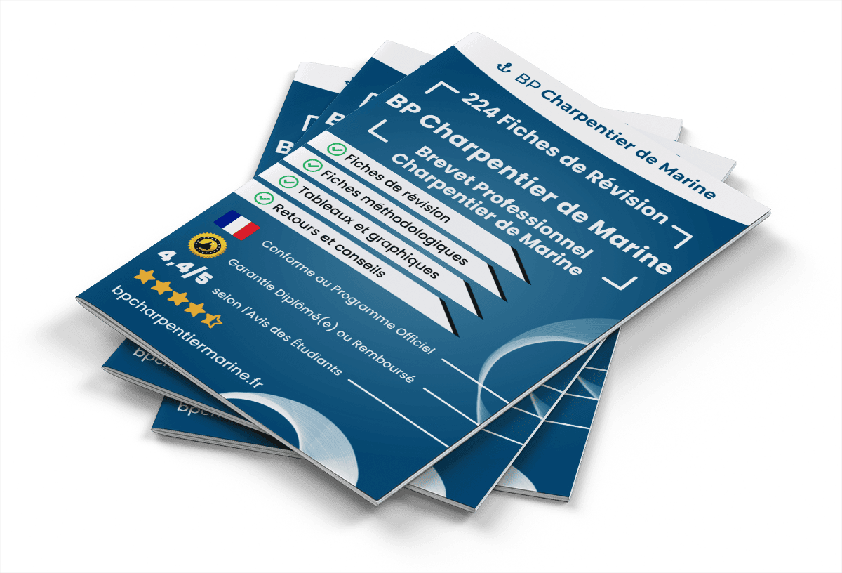 224 Fiches de Révision pour le BP Charpentier Marine